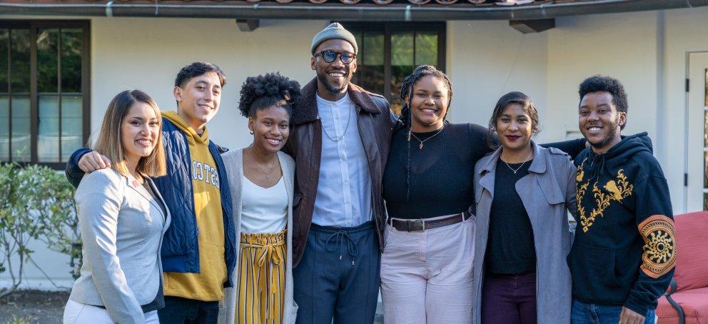 Mahershala Ali with current students